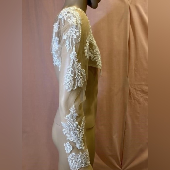 Detachable sleeves for wedding dress - Picture 10 of 16